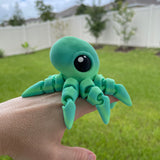 Octopus 3D Printed Articulating Small Octopus Customizable Choose Color-Create Fantasy Crafts