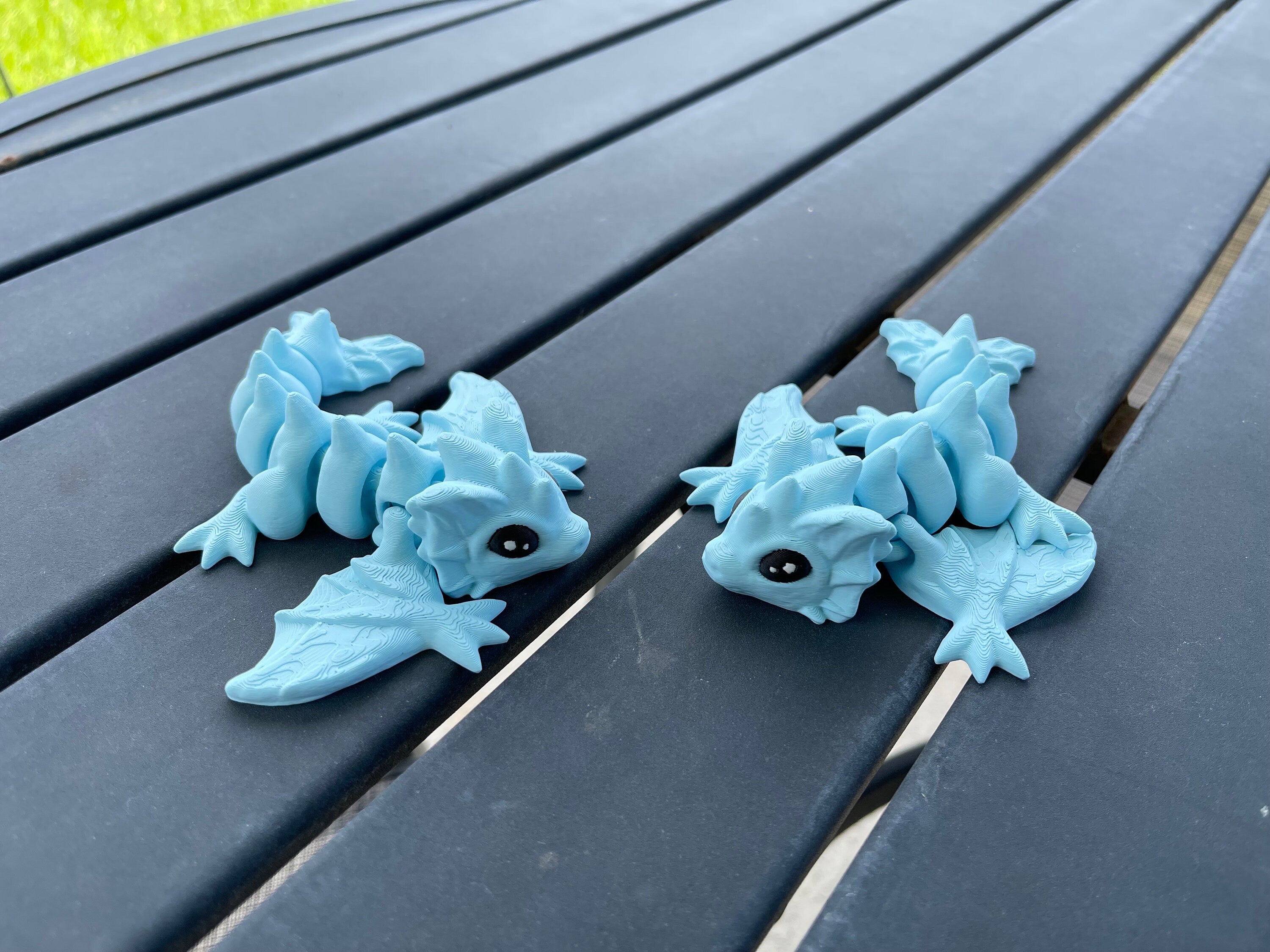 3D Print Baby Articulating Wyvern Customizable Choose your own Color Bookself Decor Fidget Toy Gift-Create Fantasy Crafts