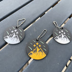 Shooting Star with Mountain Keychains - Glow in the dark-Create Fantasy Crafts