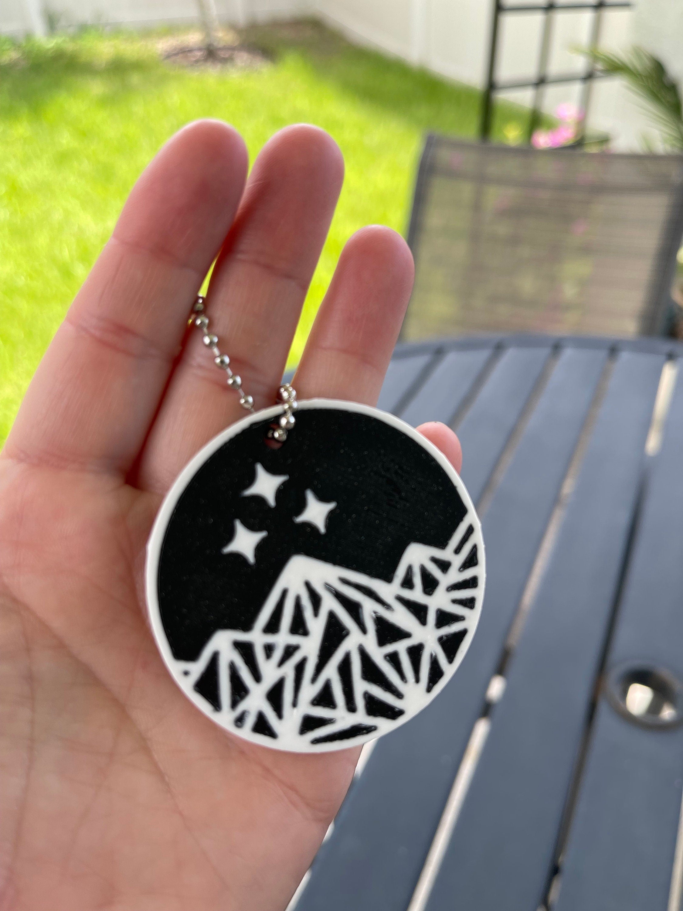 Double Sided Night Court inspired Keychain-Create Fantasy Crafts