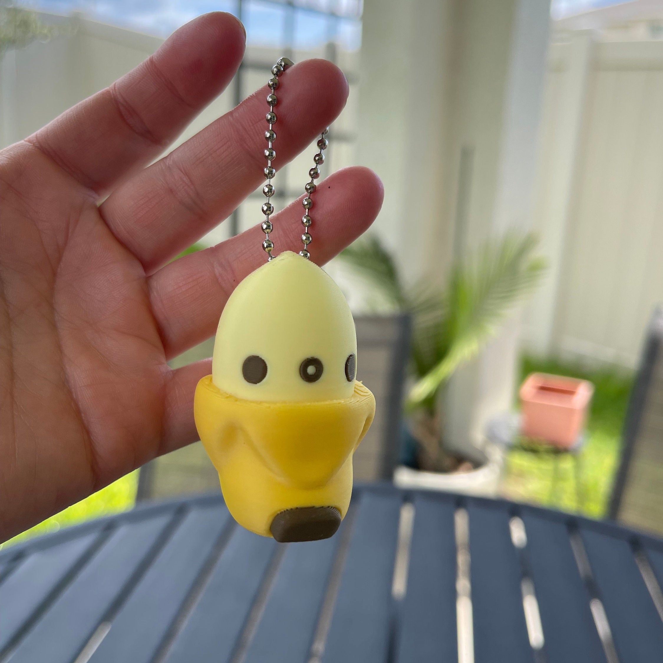 Cute Banana Keychain - 3d Print-Create Fantasy Crafts