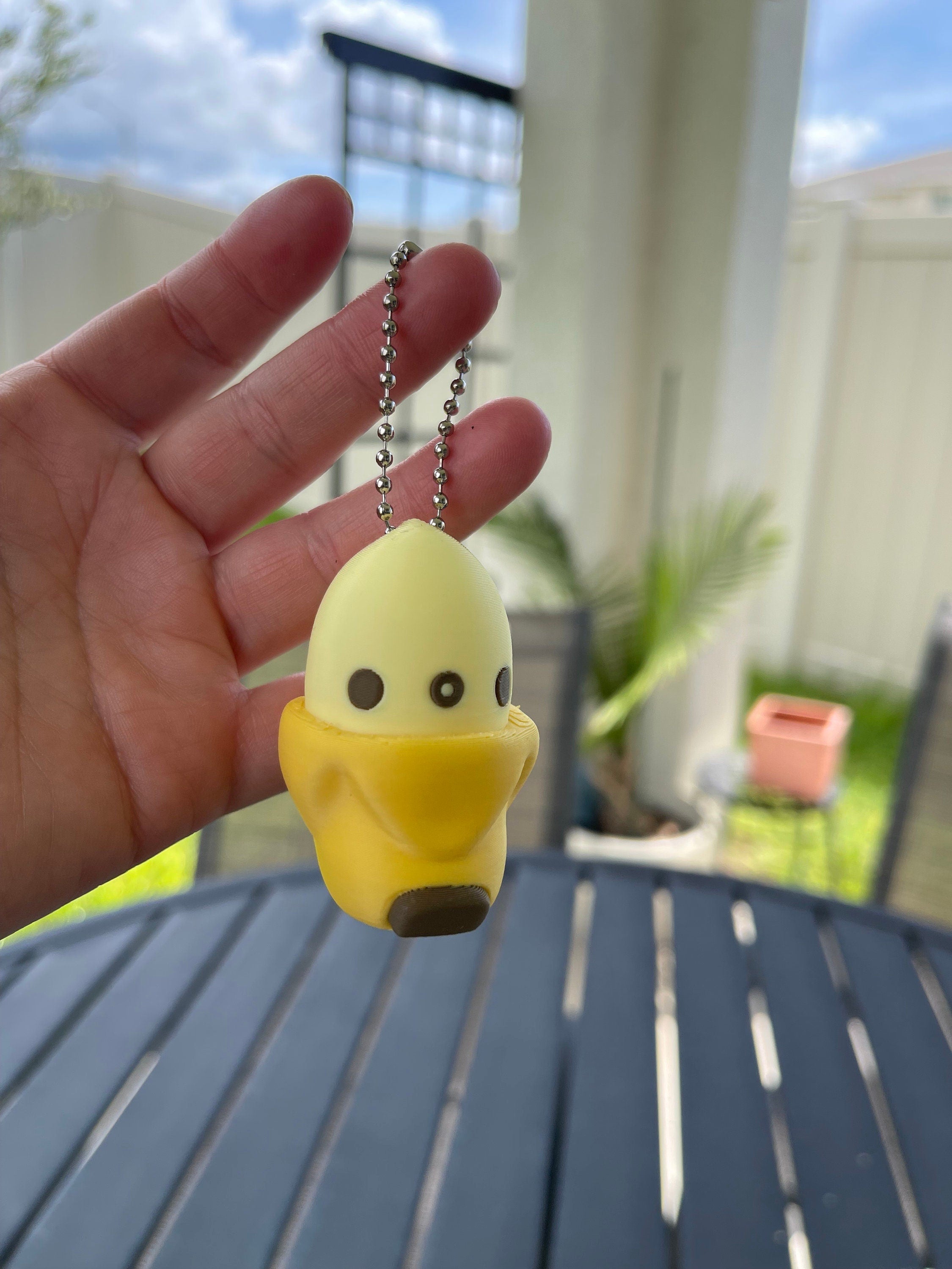 Cute Banana Keychain - 3d Print-Create Fantasy Crafts