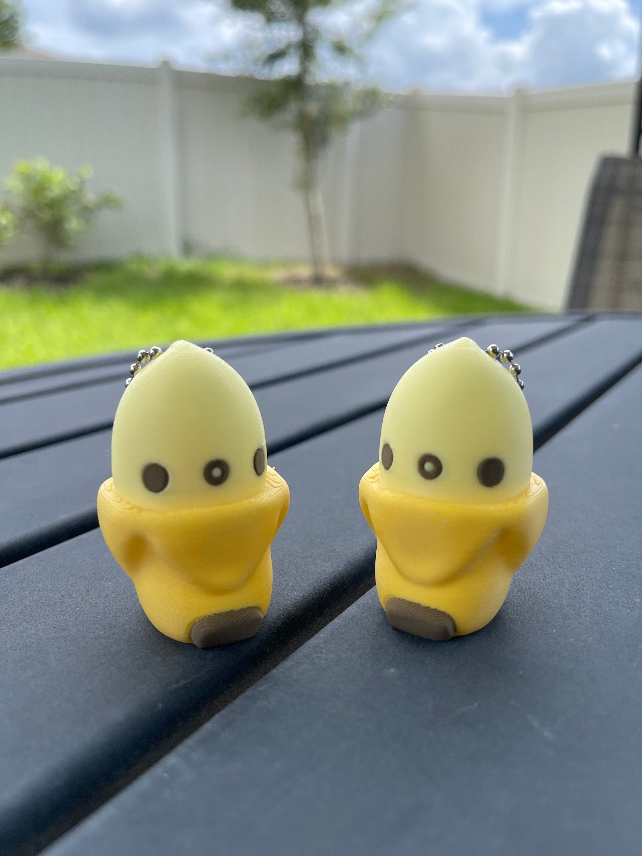 Cute Banana Keychain - 3d Print-Create Fantasy Crafts