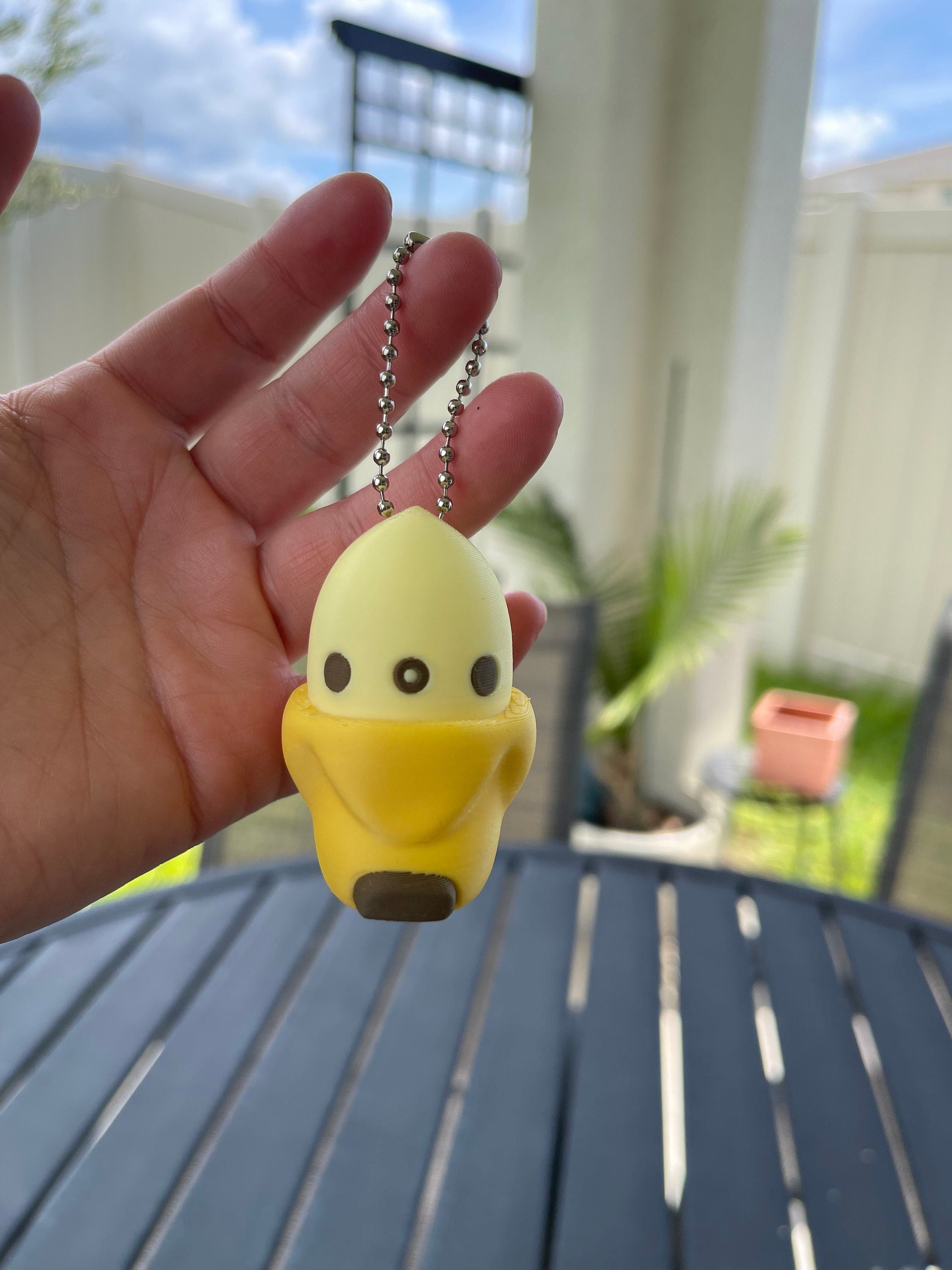 Cute Banana Keychain - 3d Print-Create Fantasy Crafts