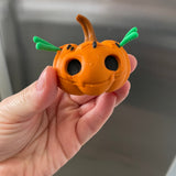Cute Creepy Pumpkin Magnet - 3D Printed-Create Fantasy Crafts