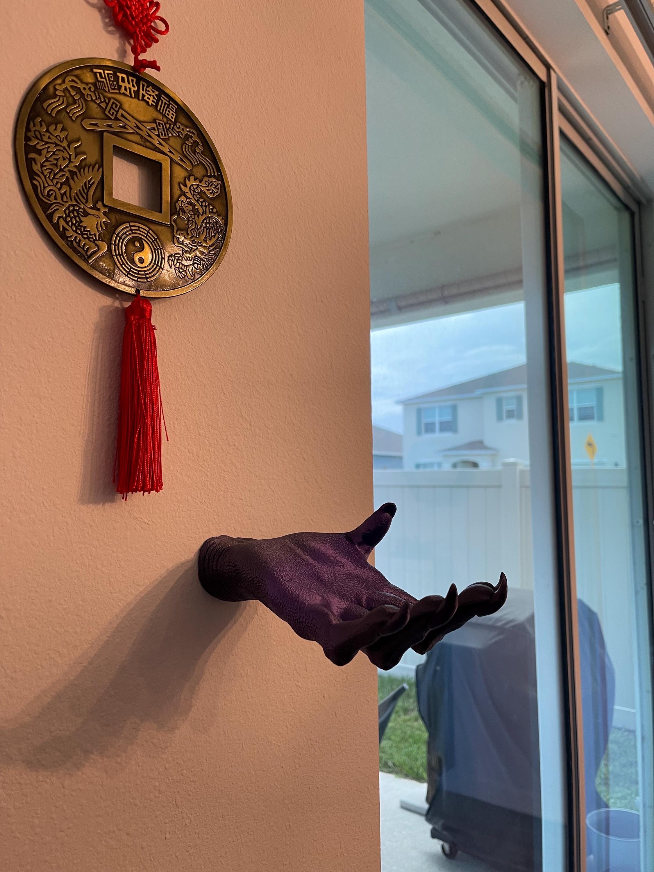 Creepy Demon Hang Wall Mount 3D Print Home Decor Goth Horror Customizable Choose Color-Create Fantasy Crafts