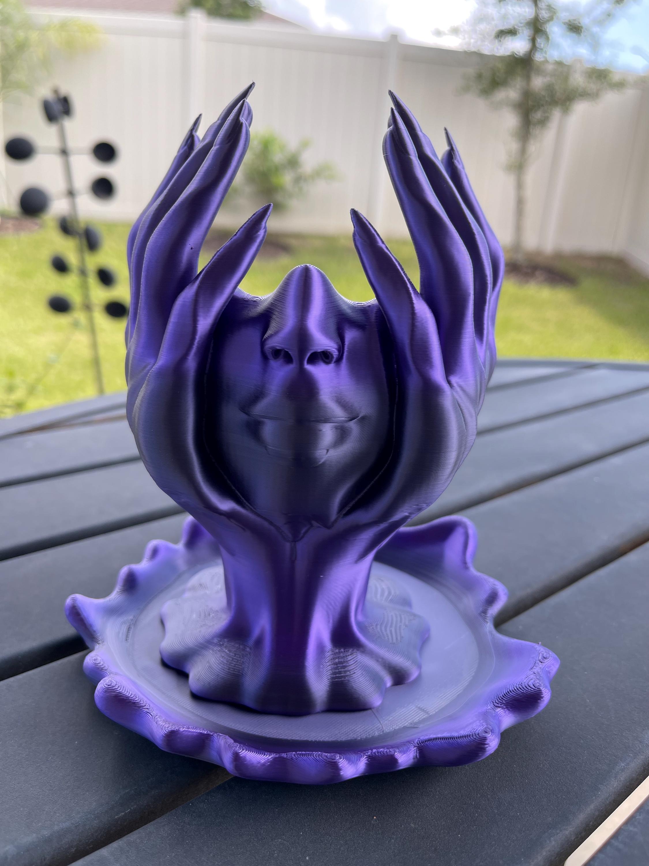 Melting Woman Planter 3D Print Home Decor Customizable Choose Color-Create Fantasy Crafts
