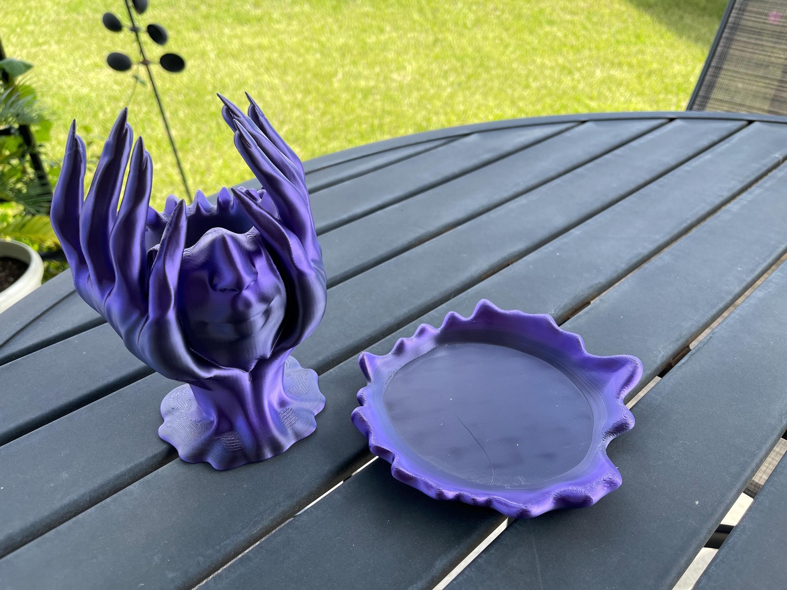 Melting Woman Planter 3D Print Home Decor Customizable Choose Color-Create Fantasy Crafts