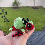 Poison Apple Turtle 3D Printed Articulating Customizable Choose Color-Create Fantasy Crafts