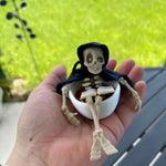 Reaper in a Cup- 3D Printed and Crafted Bookshelf Decor Bookish Merch-Create Fantasy Crafts
