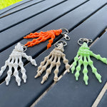 Skeleton Hand Keychain Articulating 3D Print-Create Fantasy Crafts