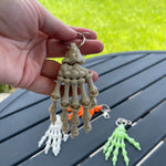 Skeleton Hand Keychain Articulating 3D Print-Create Fantasy Crafts