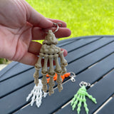 Skeleton Hand Keychain Articulating 3D Print-Create Fantasy Crafts