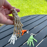 Skeleton Hand Keychain Articulating 3D Print-Create Fantasy Crafts