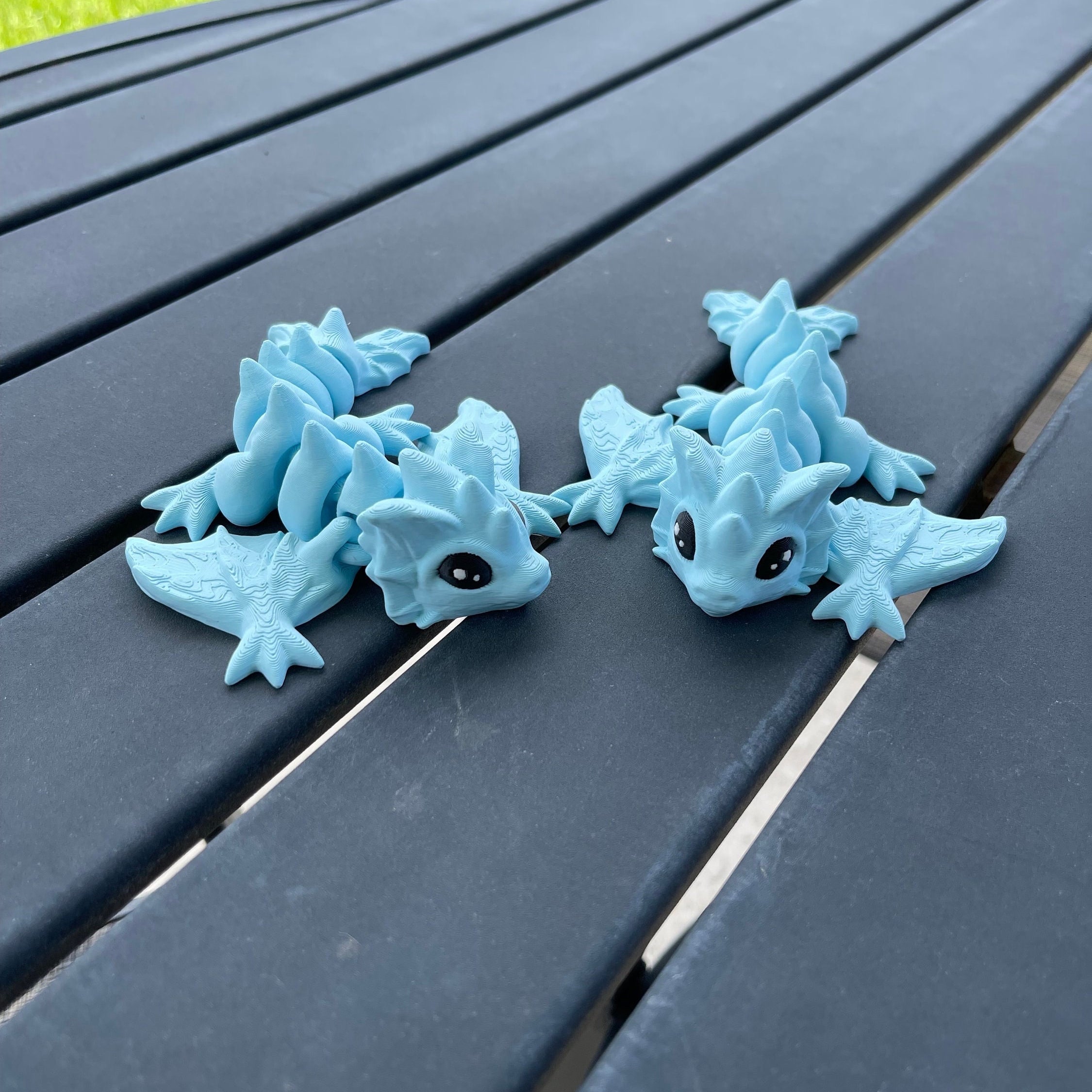 3D Print Baby Articulating Wyvern Customizable Choose your own Color Bookself Decor Fidget Toy Gift-Create Fantasy Crafts