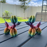 Cute 3d Print Balloon Dog Figurine - Customizable Color-Create Fantasy Crafts