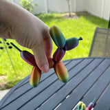 Cute 3d Print Balloon Dog Figurine - Customizable Color-Create Fantasy Crafts