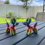 Cute 3d Print Balloon Dog Figurine - Customizable Color-Create Fantasy Crafts