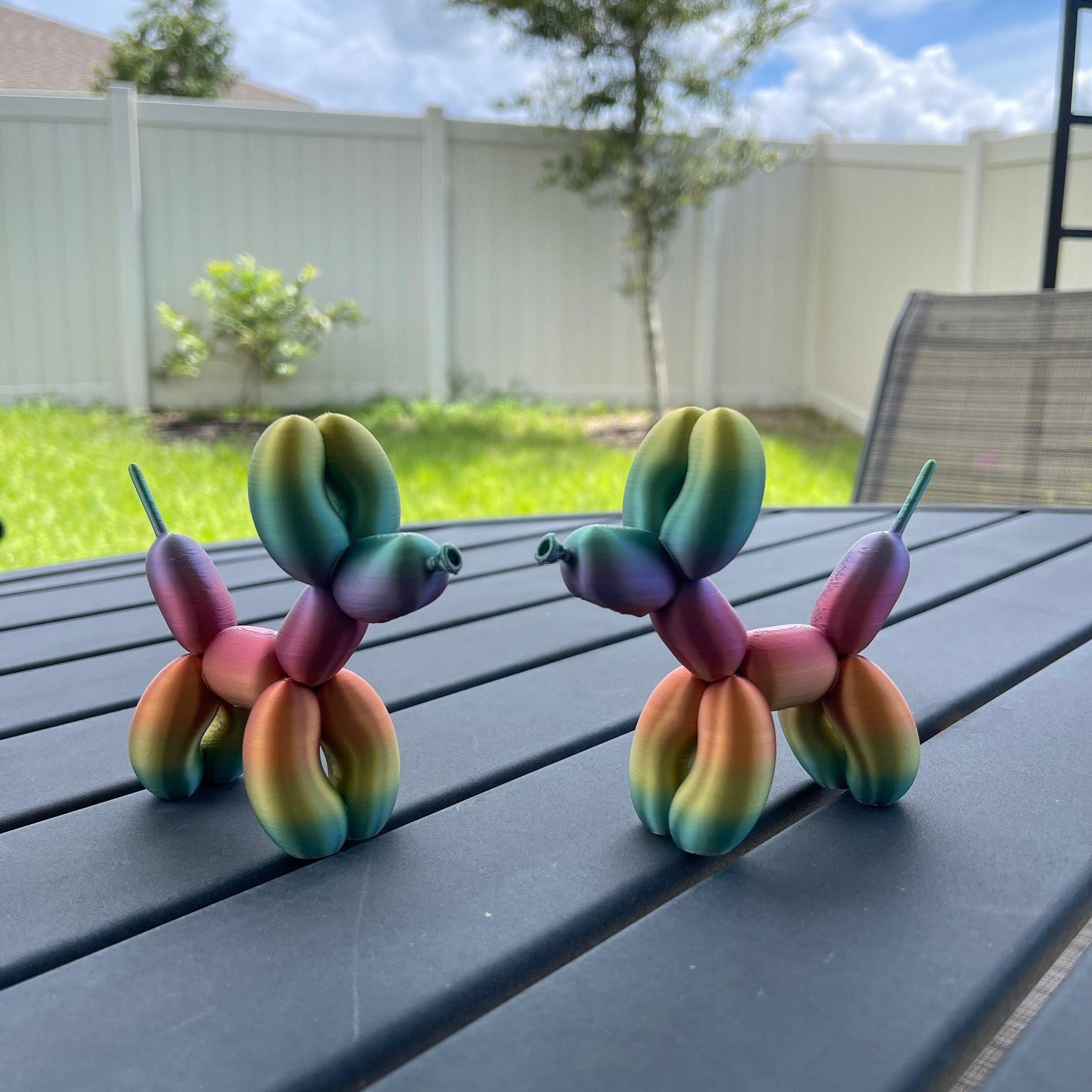 Cute 3d Print Balloon Dog Figurine - Customizable Color-Create Fantasy Crafts