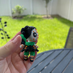 Creepy Doll Articulating Keychain 3D Printed Voodoo Doll Horror Goth Fidget Creepy Cute-Create Fantasy Crafts