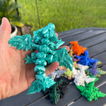 3D Print Baby Articulating Dragon Customizable Choose your own Color Bookself Decor Fidget Toy Gift-Create Fantasy Crafts
