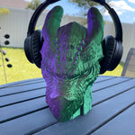 Dragon Headphone Holder 3D Print Home Decor Customizable Choose Color-Create Fantasy Crafts