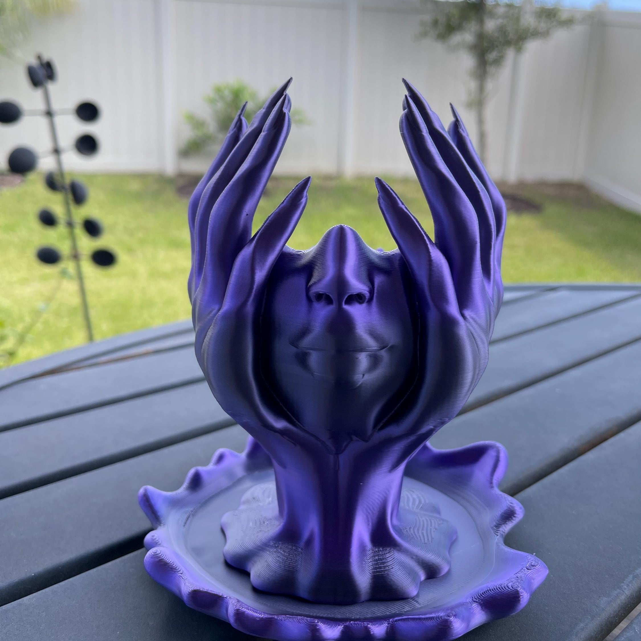 Melting Woman Planter 3D Print Home Decor Customizable Choose Color-Create Fantasy Crafts