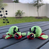 Poison Apple Turtle 3D Printed Articulating Customizable Choose Color-Create Fantasy Crafts