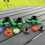 Witch Turtle 3D Printed Articulating Customizable Choose Color-Create Fantasy Crafts