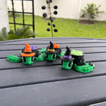 Witch Turtle 3D Printed Articulating Customizable Choose Color-Create Fantasy Crafts