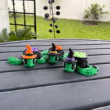 Witch Turtle 3D Printed Articulating Customizable Choose Color-Create Fantasy Crafts