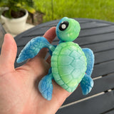 Cute Sea Turtle 3D Printed Articulating Customizable Choose Color-Create Fantasy Crafts