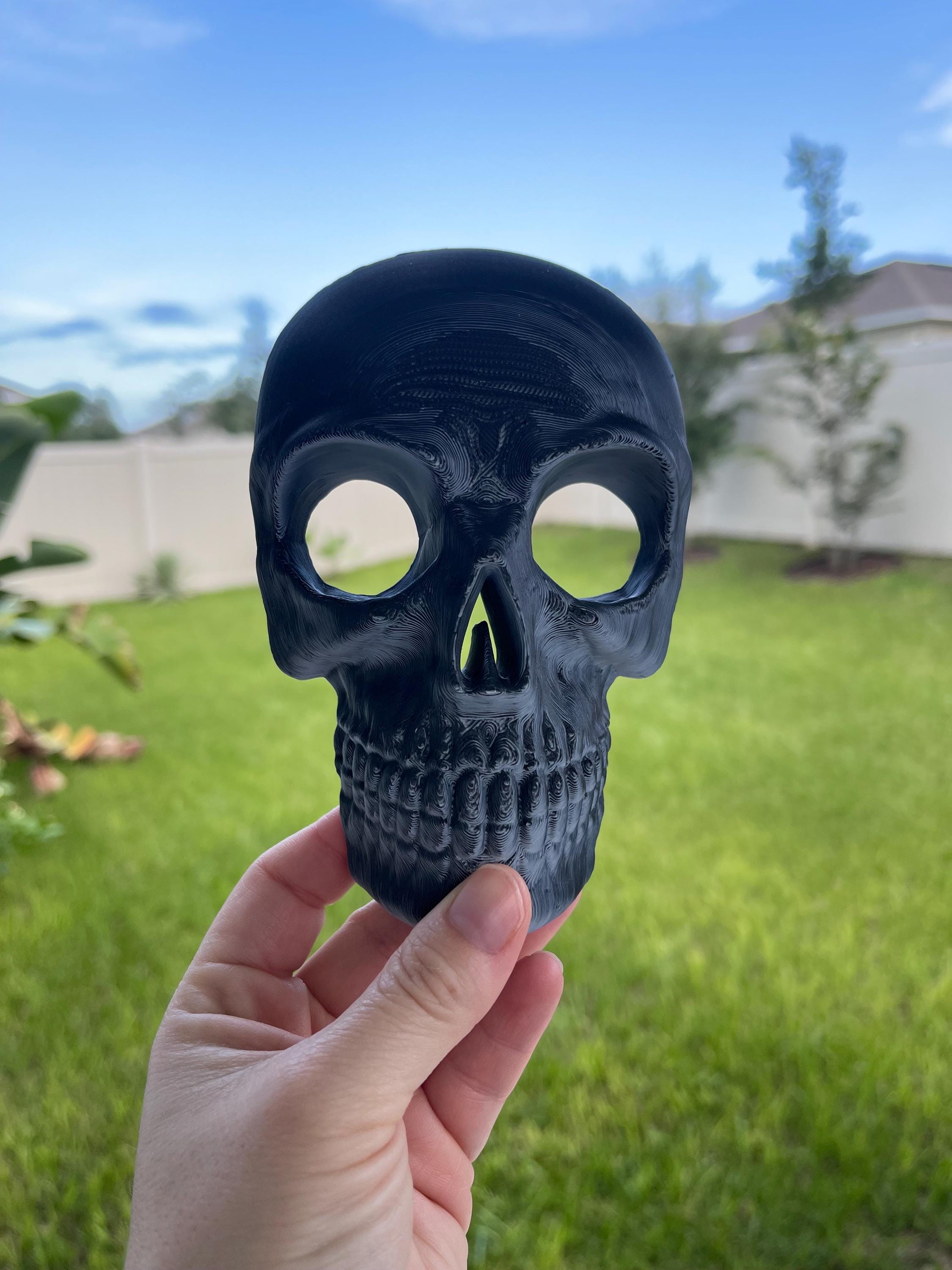 Wall Mount Skulls Set of Three 3D Print Home Decor Goth Horror Customizable Choose Color-Create Fantasy Crafts