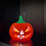 Knitted Pumpkin Tea Light Holder 3D Print Home Decor Customizable Choose Color-Create Fantasy Crafts