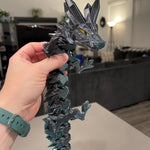 3D Printed Long Articulating Dragon Customizable Choose Color-Create Fantasy Crafts