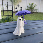 Cute 3D Printed Rainy Day Ghost Bookshelf Decor Halloween Decor Spooky-Create Fantasy Crafts