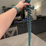 3D Printed Long Articulating Dragon Customizable Choose Color-Create Fantasy Crafts
