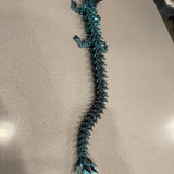 3D Printed Long Articulating Dragon Customizable Choose Color-Create Fantasy Crafts