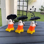Cute 3D Printed Rainy Day Ghost Bookshelf Decor Halloween Decor Spooky-Create Fantasy Crafts