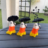 Cute 3D Printed Rainy Day Ghost Bookshelf Decor Halloween Decor Spooky-Create Fantasy Crafts