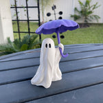 Cute 3D Printed Rainy Day Ghost Bookshelf Decor Halloween Decor Spooky-Create Fantasy Crafts