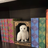 Snowy Owl or Snowy Owl Book Nook Choose Your Style 3D Printed Fantasy Book Shelf Decor-Create Fantasy Crafts