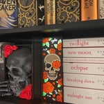 Skull Light Up Book Nook USB 3D Printed Bookshelf Decor-Create Fantasy Crafts
