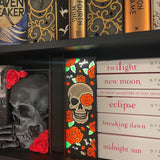 Skull Light Up Book Nook USB 3D Printed Bookshelf Decor-Create Fantasy Crafts