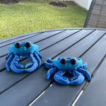 3D Print Articulating Crab Customizable Choose your own Color Bookself Decor Fidget Toy Gift-Create Fantasy Crafts