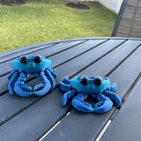 3D Print Articulating Crab Customizable Choose your own Color Bookself Decor Fidget Toy Gift-Create Fantasy Crafts