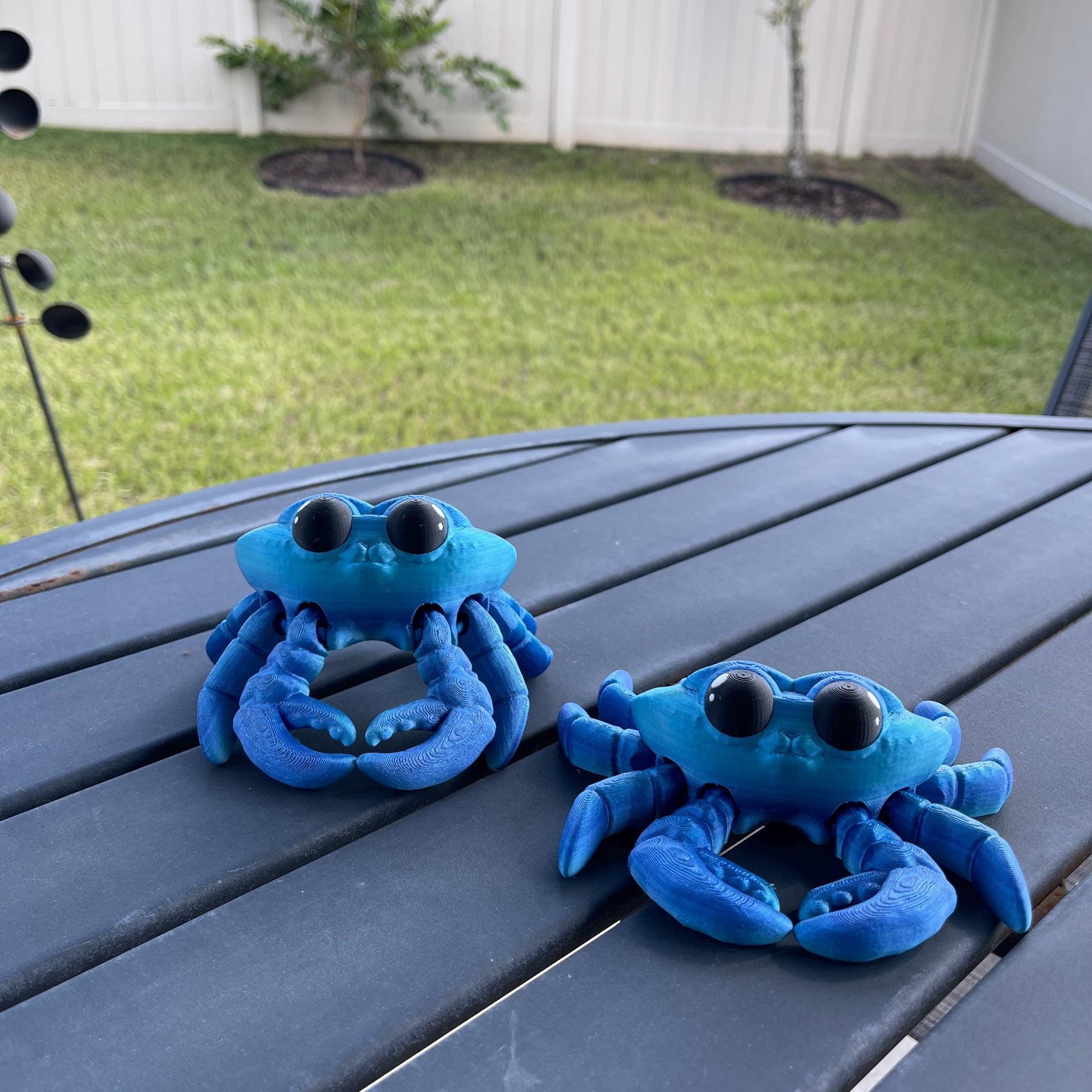 3D Print Articulating Crab Customizable Choose your own Color Bookself Decor Fidget Toy Gift-Create Fantasy Crafts