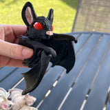 3D Print Articulating Bat Customizable Choose your own Color Bookself Decor Fidget Toy Gift-Create Fantasy Crafts