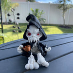 Grim Reaper Articulated 3D Print Includes Mini Book & Cup Desk Decor Horror Goth Fidget Creepy Cute-Create Fantasy Crafts