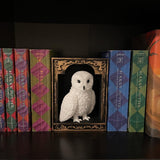 Snowy Owl or Snowy Owl Book Nook Choose Your Style 3D Printed Fantasy Book Shelf Decor-Create Fantasy Crafts